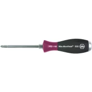Отвертка MicroFinish Pozidriv с шестостенно стебло, PZ2x100mm, 29159, WIHA