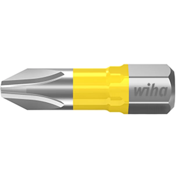 Комплект битове Y накрайник 25 mm Phillips (PH2) 5ч 1/4" в кутия, 41586, WIHA