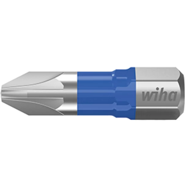 Комплект битове T накрайник 25 mm Pozidriv (PZ2) 5-ч 1/4" в кутия, 41602, WIHA