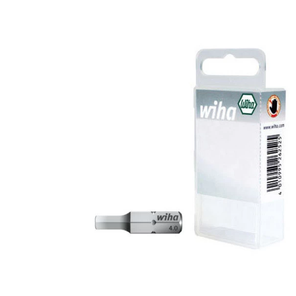 Комплект битове стандартни 25 mm шестостен 1/4" в кутия 2ч, 38657, WIHA
