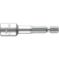 Вложка гаечна магнитна Standard, 55 mm шестостен 1/4" в кутия, 38721, WIHA