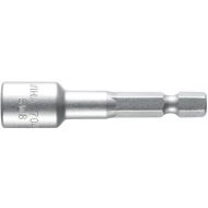 Вложка гаечна външен шестостен 1/4", 1/4"х55mm, 04515, WIHA