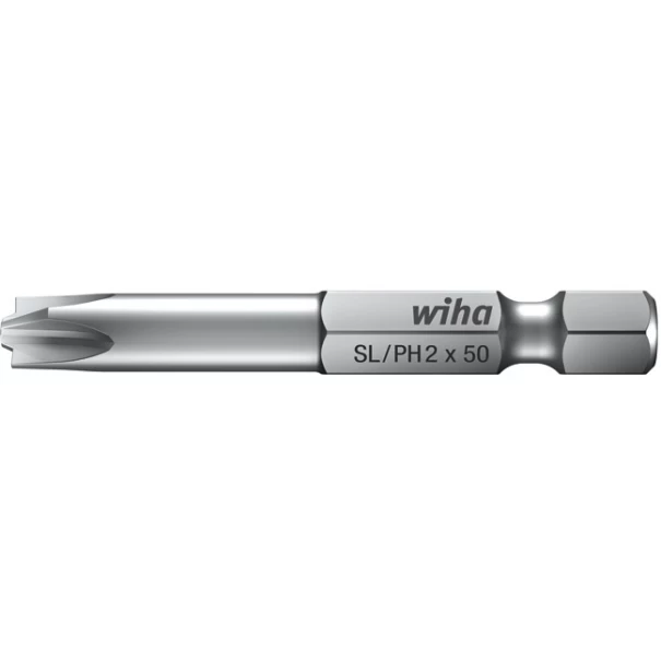 Бит Professional 70 mm PlusMinus/Phillips 1/4" SL/PH1, 32491, WIHA