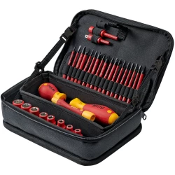 Комплект инструменти slimVario® electric смесен 31ч във функционална чанта, 43465, WIHA