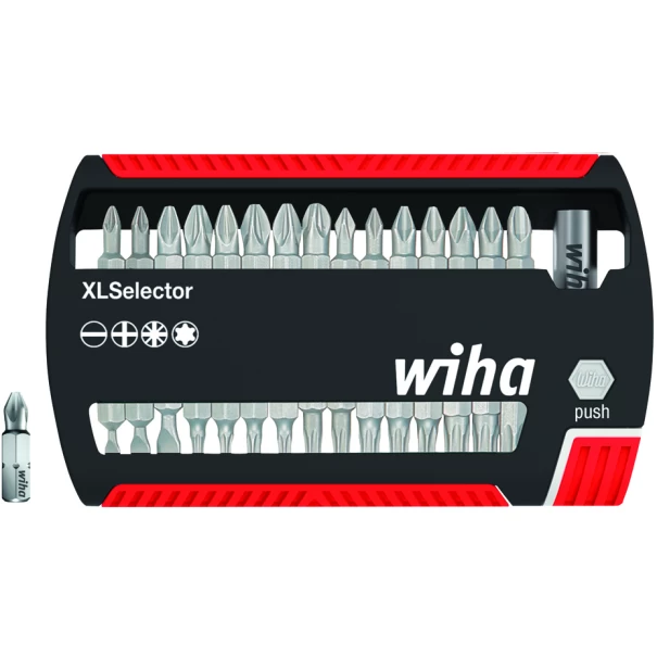 Комплект битове XLSelector standard 25 mm смесен, 31ч 1/4", 29417, WIHA