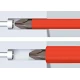 Отвертка кръстата SoftFinish® изтънена slimFix Pozidriv, PZ 1 x 80 mm, 39566, WIHA