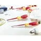 Отвертка кръстата SoftFinish® изтънена slimFix Pozidriv, PZ 1 x 80 mm, 39566, WIHA