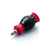Отвертка с магазин за битове магнитна, 6 накрайника PH и SL, Stubby, 1/4", 33738, WIHA