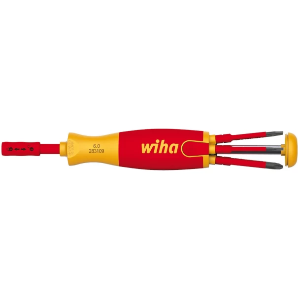 Отвертка с магазин за битове LiftUp electric TORX® с 6 slimBits, 41158, WIHA