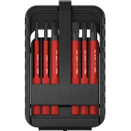 Комплект битове slimBit electric плоски, PlusMinus/Pozidriv 6ч в кутия slimBit, 43158, WIHA
