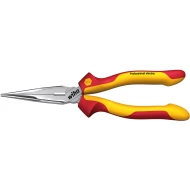 Клещи с плоски извити челюсти Professional electric с право режещо острие в блистер 160 mm, 27422, WIHA