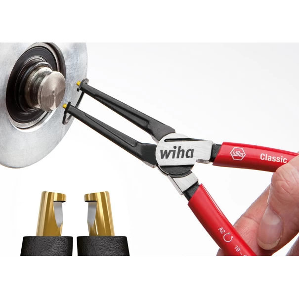 Зегер клещи Classic с MagicTips® за отвори J 01, 140 mm, 36976, WIHA