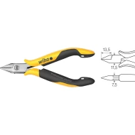 Клещи странични резачки Professional ESD широка остра глава с резец 115 mm, 27444, WIHA