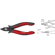 Клещи странични резачки Electronic широка режеща глава без скос 130mm, 27391, WIHA