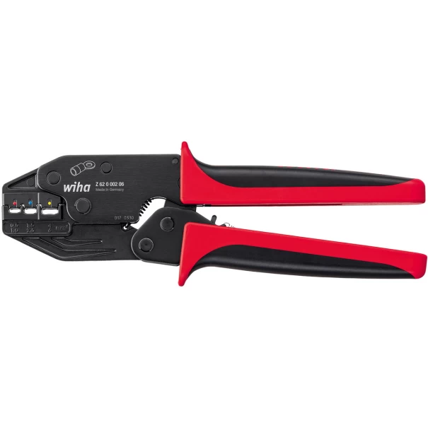 Кримп клещи за изолирани кабелни накрайници 220 mm, 33841, WIHA
