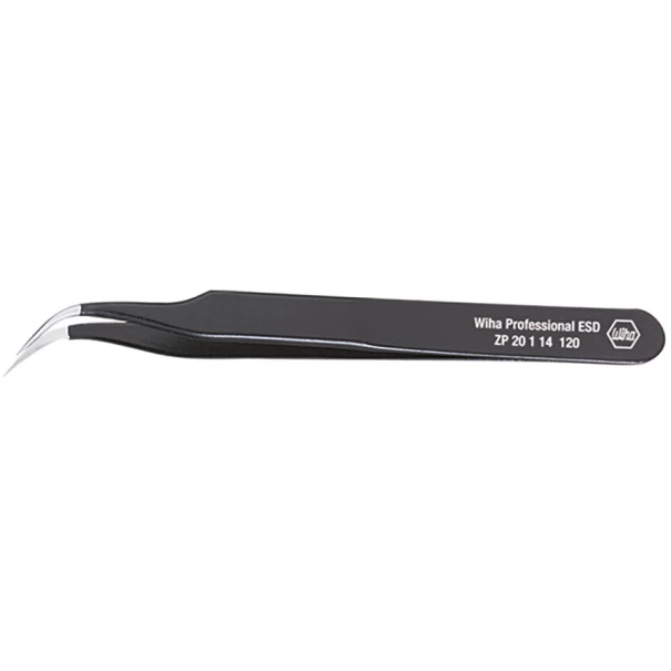 Пинсета прецизна Professional ESD тип 7a 120mm, 32335, WIHA