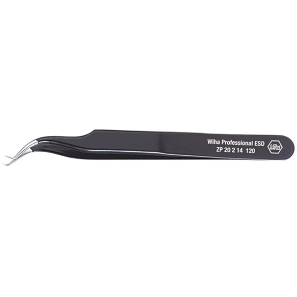 Пинсета прецизна Professional ESD тип 7abb 120mm, 32336, WIHA