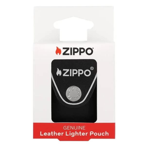 Калъф за бензинова запалка, кожен черен, 67012, ZIPPO